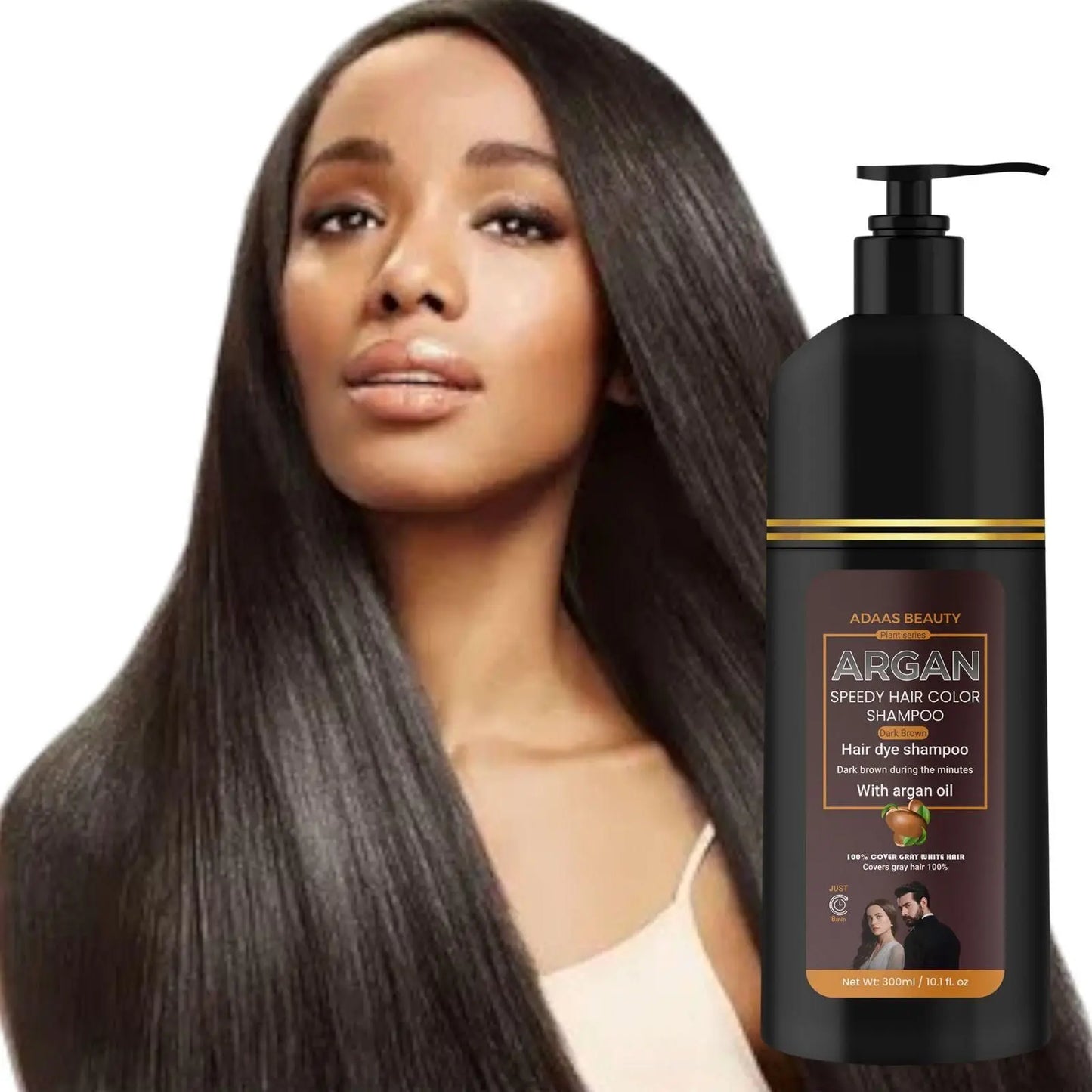 Argan Speedy Hair Color Shampoo 600ml Pack of 2